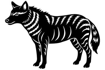 Cute Forest Animal Vector Line Art – Cartoon Clipart, Logo Icon, Funny Wildlife Illustration on White Background