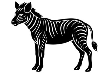 Cute Forest Animal Vector Line Art – Cartoon Clipart, Logo Icon, Funny Wildlife Illustration on White Background