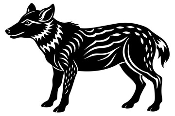 Cute Forest Animal Vector Line Art – Cartoon Clipart, Logo Icon, Funny Wildlife Illustration on White Background