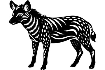 Cute Forest Animal Vector Line Art – Cartoon Clipart, Logo Icon, Funny Wildlife Illustration on White Background