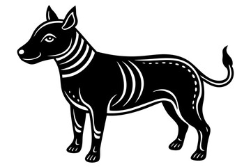 Cute Forest Animal Vector Line Art – Cartoon Clipart, Logo Icon, Funny Wildlife Illustration on White Background