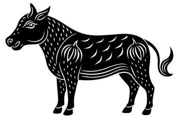 Cute Forest Animal Vector Line Art – Cartoon Clipart, Logo Icon, Funny Wildlife Illustration on White Background