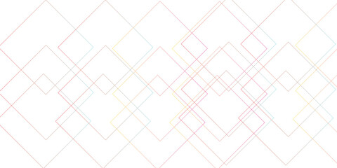 Abstract colorful technology background with lines. Geometric squares in bright light pink color technology concept geometric line vector background.  Template for branding business ,wallpaper , bann