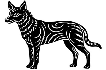 Cute Forest Animal Vector Line Art – Cartoon Clipart, Logo Icon, Funny Wildlife Illustration on White Background