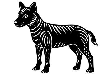 Cute Forest Animal Vector Line Art – Cartoon Clipart, Logo Icon, Funny Wildlife Illustration on White Background