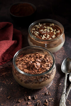 Ricotta Chocolate Glass Desserts