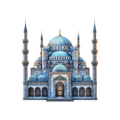 Obraz premium Majestic Sultan Ahmed Mosque Architectural Marvel of Istanbul
