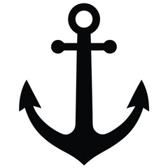 anchor on a white background
