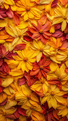 Fototapeta premium Safflower dry petals fill the entire frame in a seamless background symbolizing natural healing, ancient herbal medicine, and vibrant organic energy with a touch of rustic elegance.