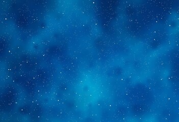 Vast teal and blue watercolor starry night sky, dark galaxy illustrated, ample blank space, texture, galaxy