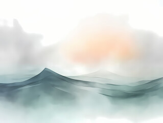 Misty Mountains at Dawn | JPG | 300 DPI