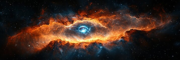 Cosmic Eye Nebula Space.