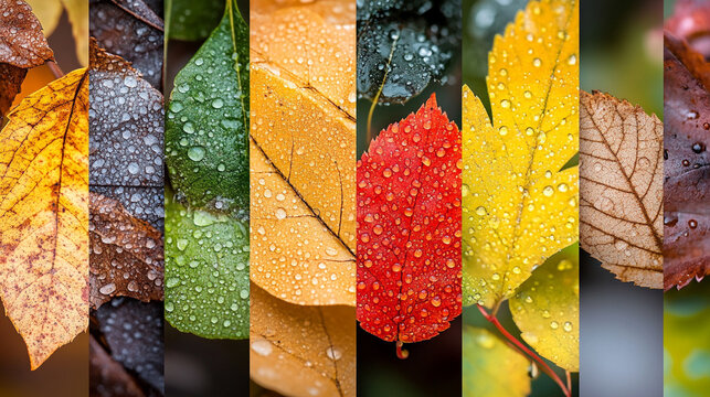 Colorful collage banner showing diverse weather across all four seasons, symbolizing the passage of time, nature’s cycles, and the ever-changing moods of the environment.

