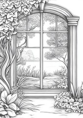 Windows To Another World Coloring Pages