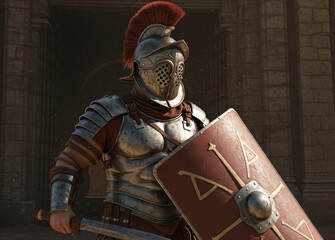 The Provocator gladiator was a specialized fighter in ancient Rome, known for his themed duels against similar opponents, he was less agile because he possessed a powerful armor