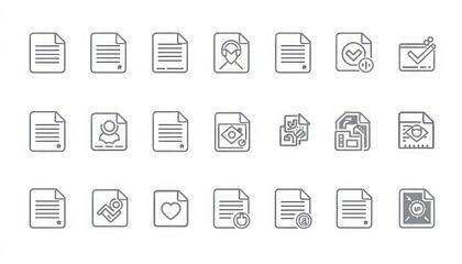 Document Management Icons