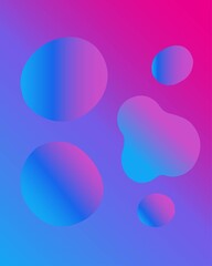abstract background with bubbles