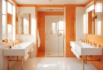 Photo interior modern design room 3d illustration