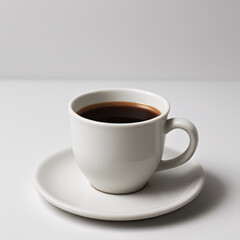 Fototapeta premium white cup of coffee