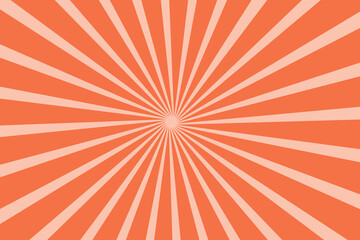 sunburst background orange color 