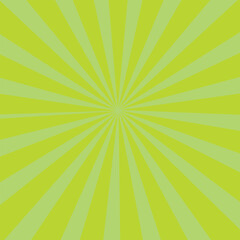 abstract green color comic background with gaming rays