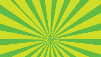 Obraz premium abstract green color comic background with gaming rays
