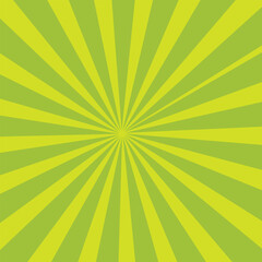abstract green color comic background with gaming rays