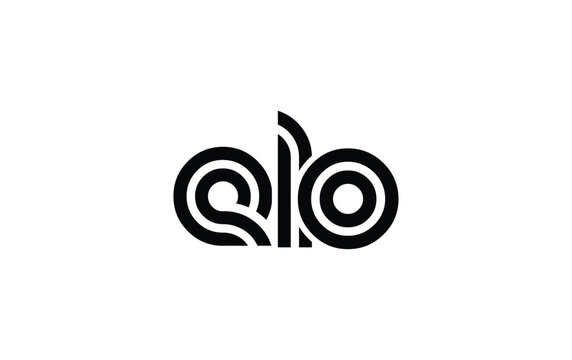 ELO Creative Unique Modern Letter Logo Design. Stylized logo featuring a unique letter design, presenting abstract minimalist aesthetics and modern appeal.