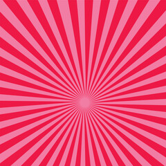 Fototapeta premium Pink Color Starburst and Sunburst abstract background