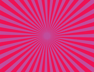 Pink Color Starburst and Sunburst abstract background