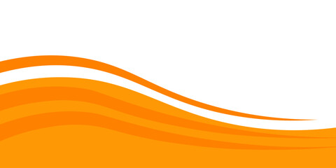 orange and white business wave banner background. overlapping vector waves background.