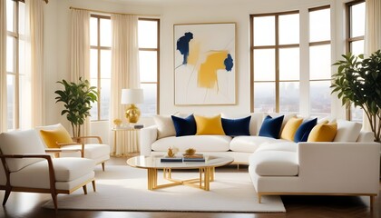 Photo interior modern design room 3d illustration