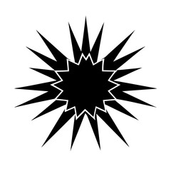 Explosion Vector on White Background Dynamic Blast Clipart for Action Designs