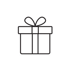 Gift icon on a white background