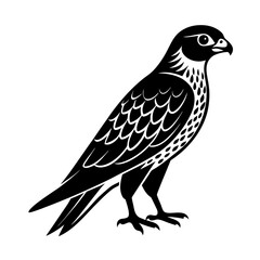 Fototapeta premium Bird Vector on White Background | Minimalist Animal Clipart for Design & Art Projects
