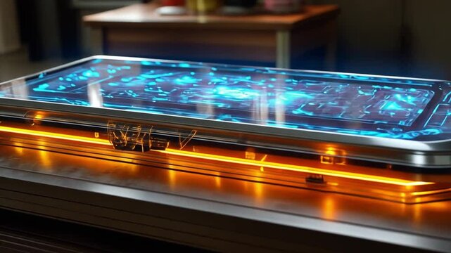 Futuristic Interface:  A Glimpse into Advanced Technology