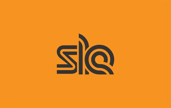 SLE Creative Unique Modern Letter Logo Design. Stylized logo featuring a unique letter design, presenting abstract minimalist aesthetics and modern appeal.