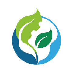 Obraz premium Pure Earth logo design