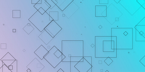 An abstract design featuring a black square box centered on a clean, gradient background. The box has soft edges and subtle shadows to create depth, with minimalist lighting and a modern, 