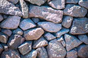 Ancient Amphitheater Walls and Architectural Details