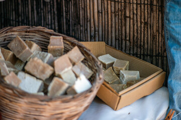 (Multiple values)Traditional Soaps in a Basket