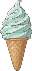 ice cream - 아이스크림. Generative AI