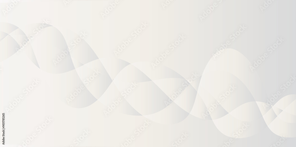 Poster abstract gradient modern white and grey curve line and shadow texture background. design for text or