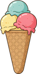 ice cream - 아이스크림. Generative AI