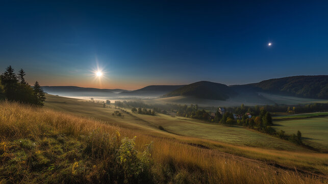 Witness brilliant Venus! Shining its brightest on April 24th before sunrise. Ideal for celestial beauty and astronomical phenomena themes.