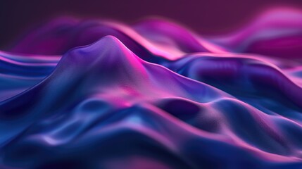 Obraz premium Abstract purple color wave flowing express the energetic ripple. Seamless texture of vividness curve swirling convey sense of harmony and wonderful scene perfect for effect and graphic design. AIG51.