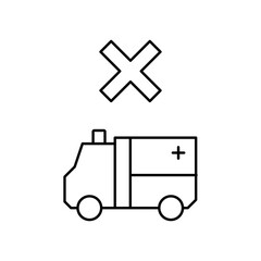 ambulance icon design failed
