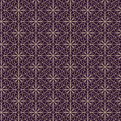 seamless floral pattern. abstract design geomatic design