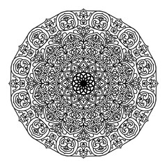 round lace ornament