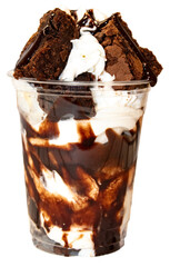 Fudge Brownie Sundae